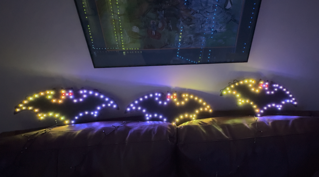 Twinkly Coro Bat Props