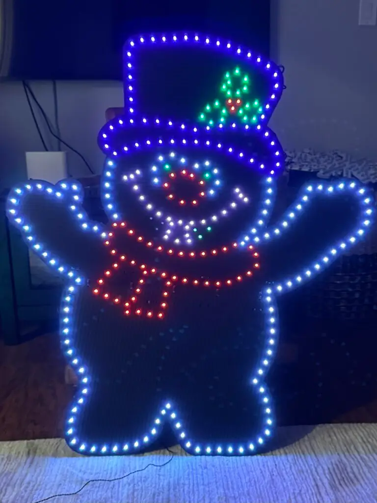 Singing Snowman with Twinkly Lights fro Charlee