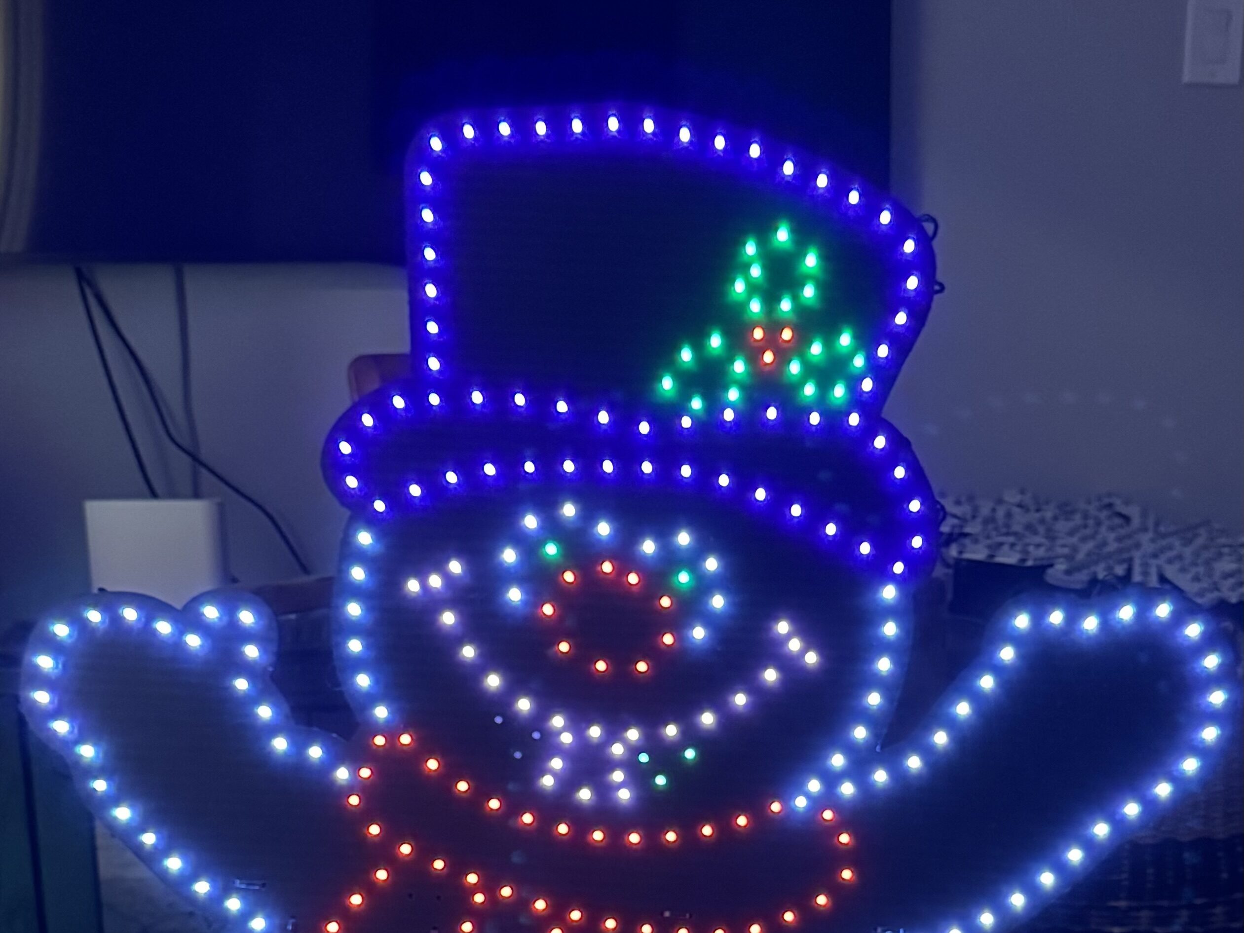 Singing Snowman with Twinkly Lights from Charlee