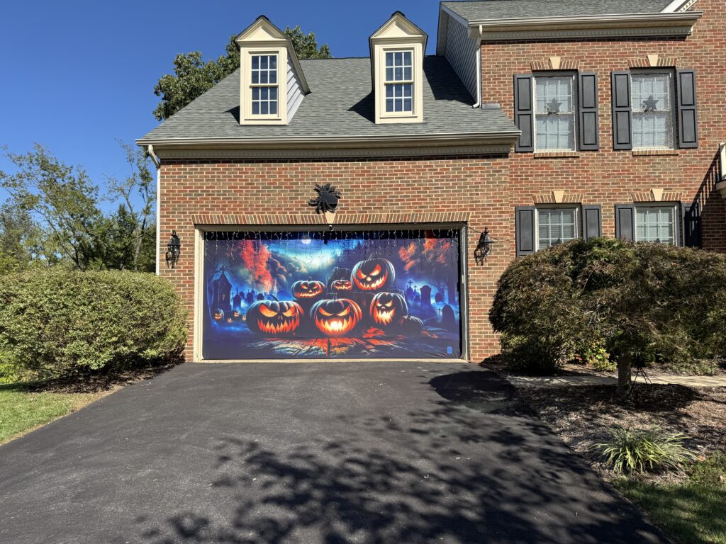 Halloween Garage Door Cover