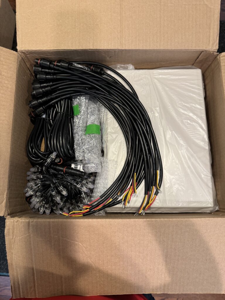 Assembling a Pixel Controller Box of controller components