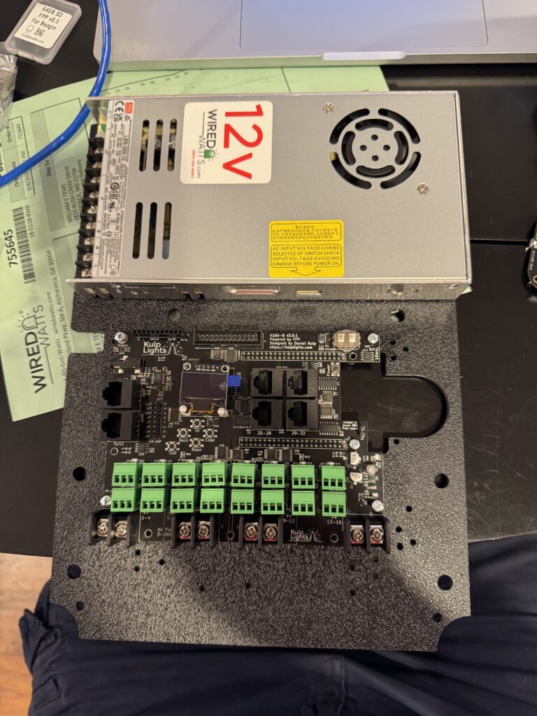Assembling a Pixel Controller Kulp Board and first power supply