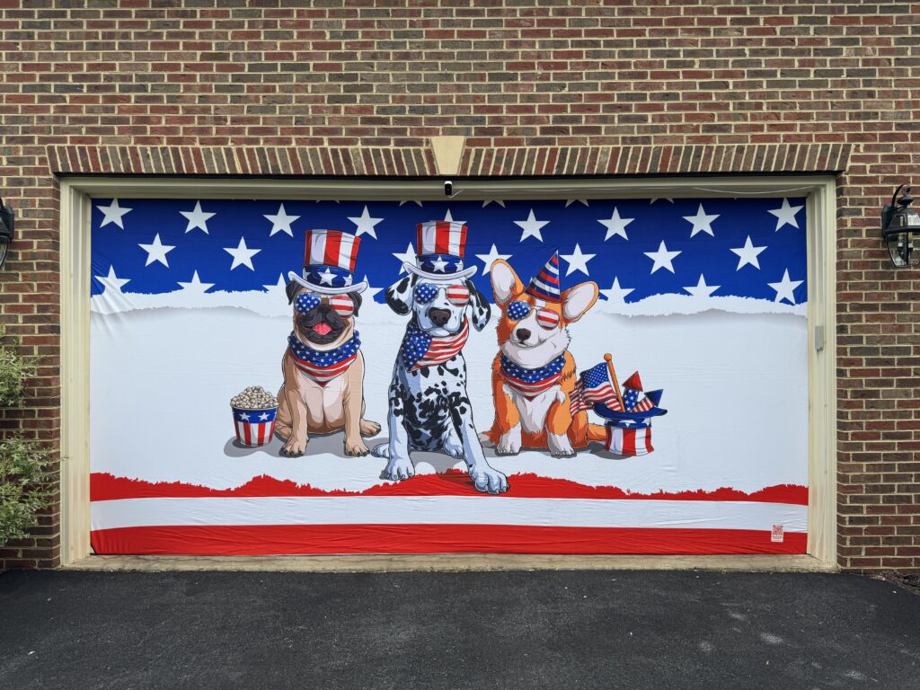 General Tips & Tricks Puppy Pride Patriotic Garage Door Cover